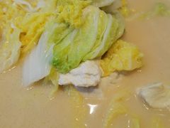 老汤白菜豆腐虾仁-如意部落·海鲜烧烤创意菜(金梦海湾店)