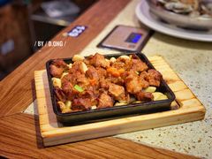 炉火烤梅肉-船梆煮•蒸汽海鲜·炉火烤肉(五四广场店)