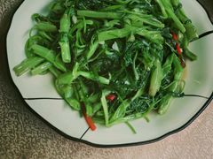 炒通心菜-崖口红树林海鲜餐厅