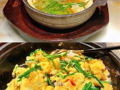 韭菜石烹蛋-佬麻雀·新湘菜(珠海金发购物中心店)
