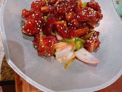 蒜香蜜汁排骨-绿茶餐厅(coco park 店)