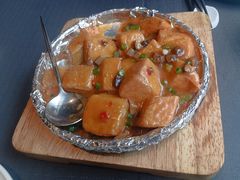 招牌铁板财神豆腐-望乡楼上海菜(日月光店)