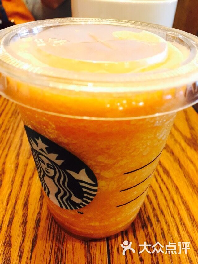 星巴克芒果西番莲果茶星冰乐图片-北京咖啡厅-大众点评网