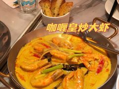 咖喱皇炒大虾-星洲小聚·东南亚菜(中航城君尚店)