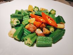 美式培根炒秋葵-ROIIN用心(杭州首店)