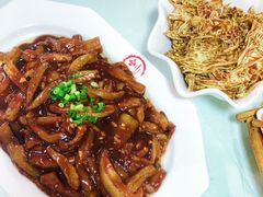 酱香茄子-闻道食府烙饼卷带鱼(原车耳营店原大觉寺店)