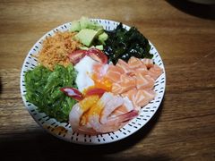 三文鱼鲜虾波奇饭-河风の幸会精致料理