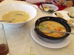 南瓜芋头煲和酸汤肥牛-沪华海鲜大酒楼(南汇店)