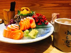 三文鱼刺身-水之惠鲜鱼料理(王府大街店)