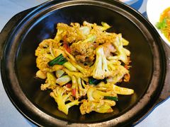 干锅有机花菜-南堂館川菜文化餐厅(天府店)