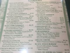 菜单-Versailles Restaurant Cuban Cuisine