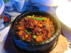 石锅杭椒牛蛙-桂满陇天书(南京德基旗舰店)