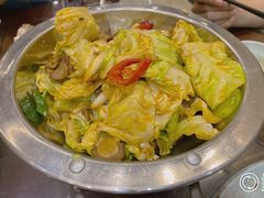 干锅手撕包菜-清真·益鑫羊肉手抓馆(花园北街店)