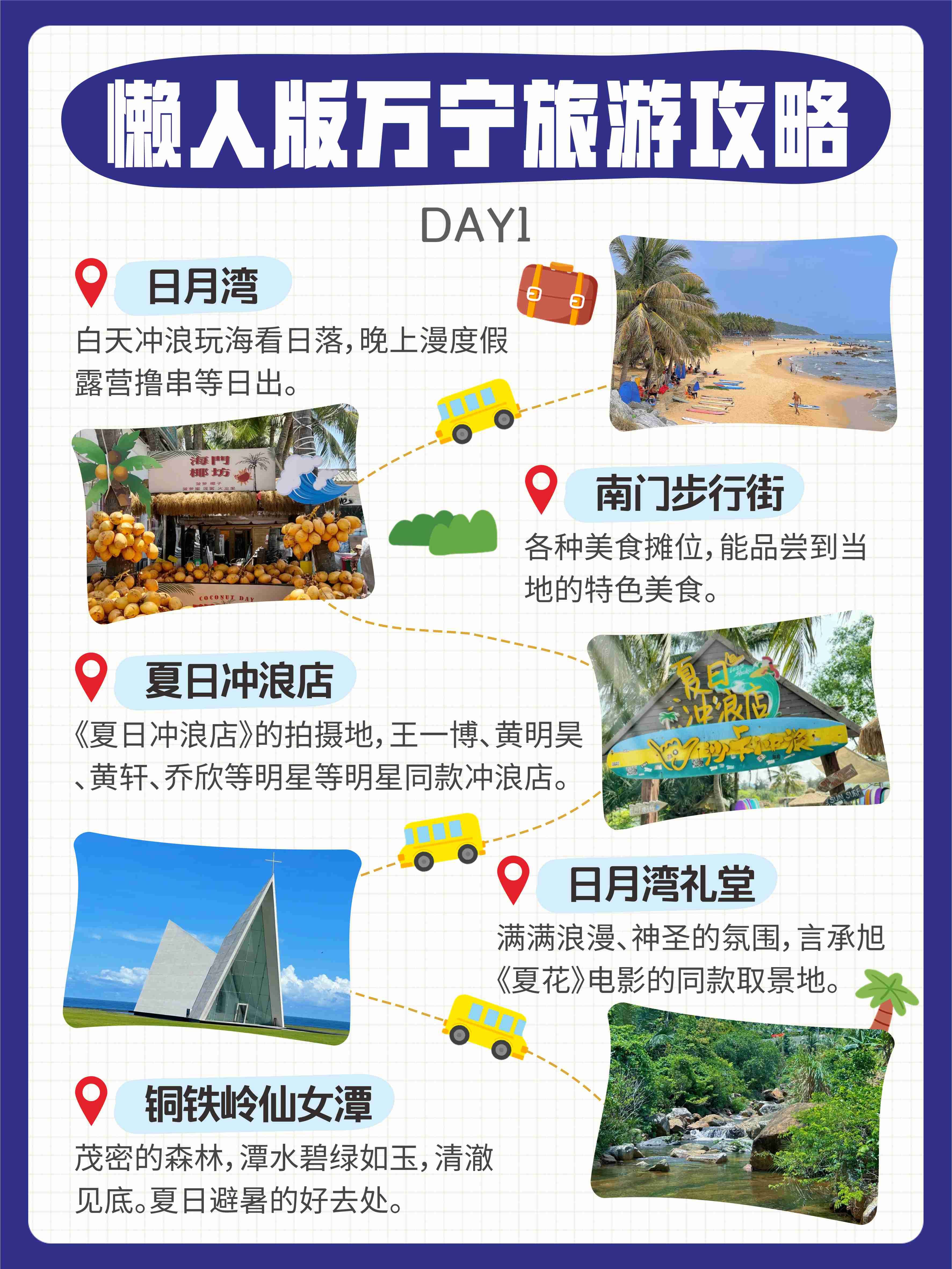 95马上出发去万宁,通宵达旦整理出这份超全旅游攻略.