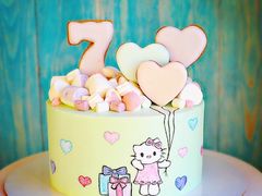 -咖咖熊蛋糕定制·蓝风车动物奶油