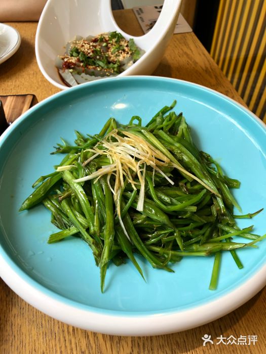 文氏奶奶61云南民间菜-白灼水性杨花-菜-白灼水性杨花图片-丽江美食