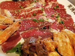 烤肉拼盘-美洲岛烤肉自助餐厅