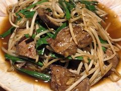 韭菜炒猪肝-桂马·日本料理·海胆·海鲜饭·酒场(民主广场店)