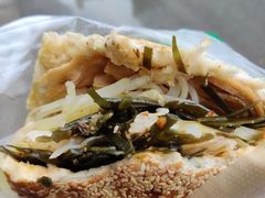 花干夹菜-三兄弟高炉烧饼