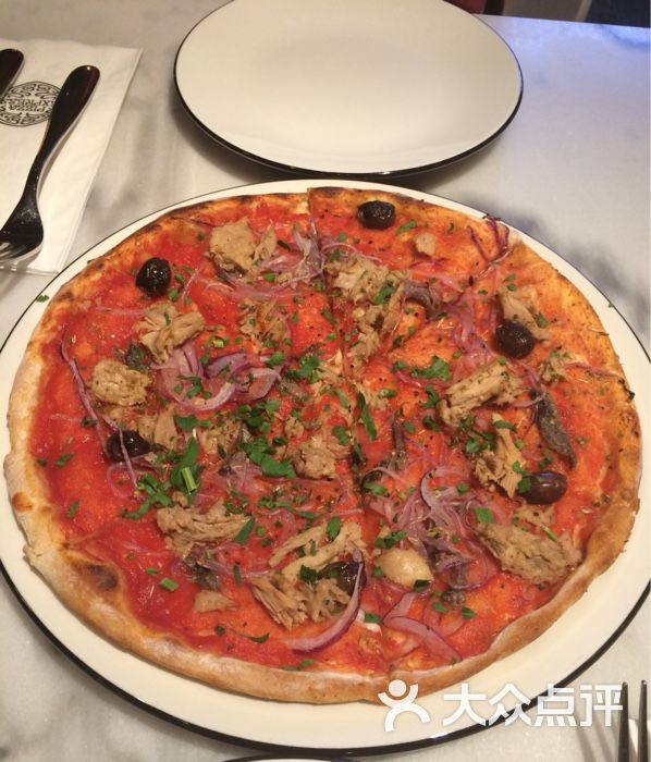 pizzaexpress 马上诺(来福士广场店)吞拿鱼披萨图片 第1866张