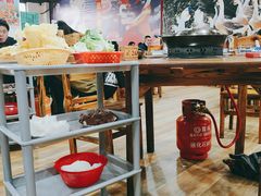 配菜满满［炸腐竹生菜是标配，其他三个是可以套餐内选择］-鹅来顺·顺德火焰醉鹅(天平架分店)