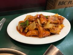 菠萝生炒骨-新香港烧腊海鲜面家