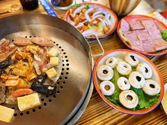 -陈叉子钢盆烤肉(中原万达店)