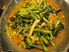 酸笋炒空心菜-浩海火燒雲傣家菜(静安芮欧店)