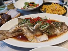 清蒸鲈鱼-7号院家宴.烧鸽子(门头沟店)