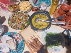 -蚝堡·生蚝海鲜烧烤物种起源•海肠捞饭(刘公岛店)