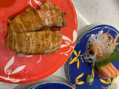 蛋黄酱火炙三文鱼-京樽回転寿司(奥林匹克店)
