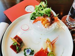 南非冰菜色拉拌海胆及牡丹虾-巴黎轩(澳门巴黎人店)