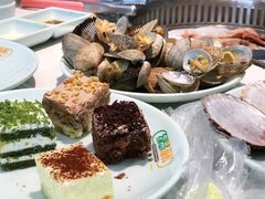 -绿岛港轩海鲜烤肉涮锅自助餐厅