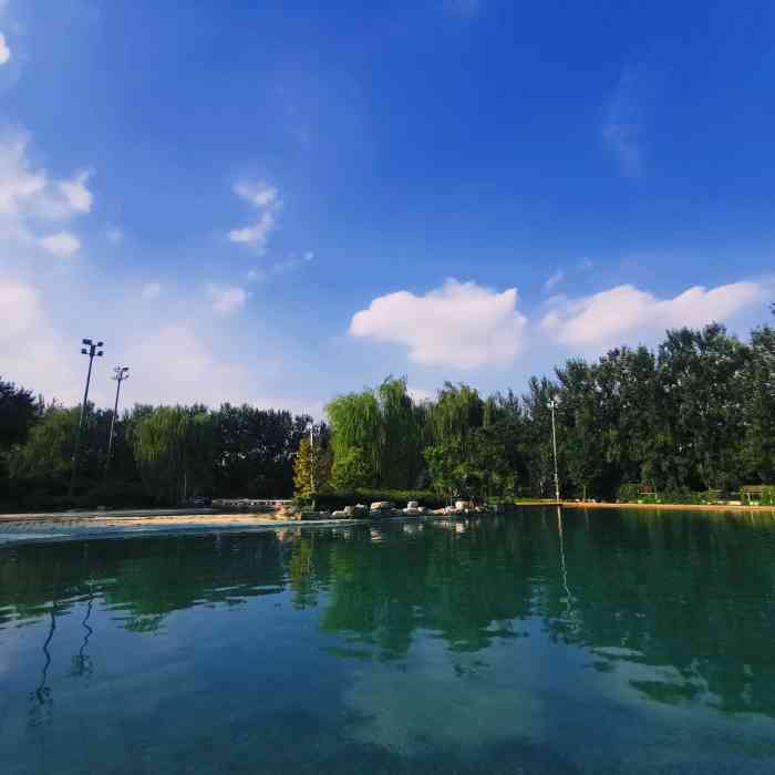 柳浪游泳场-"水是挺清澈,就是有小虫子.服务态度有点不.