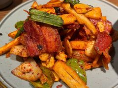 锅盔炒腊肉-薇酌饮·陕西菜(南门外店)
