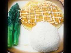 大脆鸡扒滑蛋饭-喜运茶餐厅(万科城市花园商业中心店)
