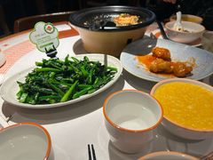猪油渣炒有机菜心-话梅·客家小厨(东门店)