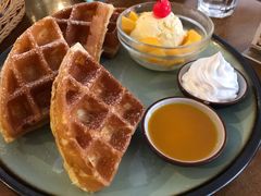 芒果冰淇淋松饼-雕刻时光·无国界料理西餐厅(五山店)