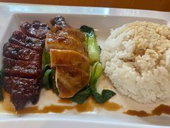 双拼饭叉烧拼油鸡-明腾壹间茶餐厅(新都会花园广场店)