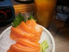 三文鱼刺身-笑纳日本料理(嘉定大融城店)
