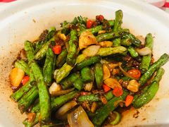 肉沫焗豆角-西贝(上海新梅广场店)