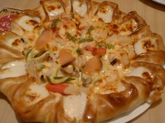 海陆至尊+鲑鱼披萨-必胜客(浦上万达店)