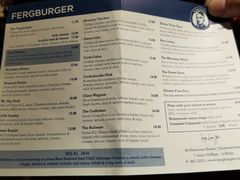 菜单-Fergburger(皇后镇店)