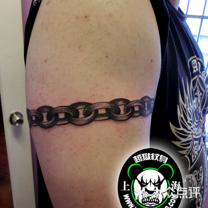 越域刺青高端私人定制锁链臂环纹身图片-北京纹身-大众点评网