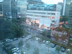 酒店外的街道景象-北京丽晶酒店