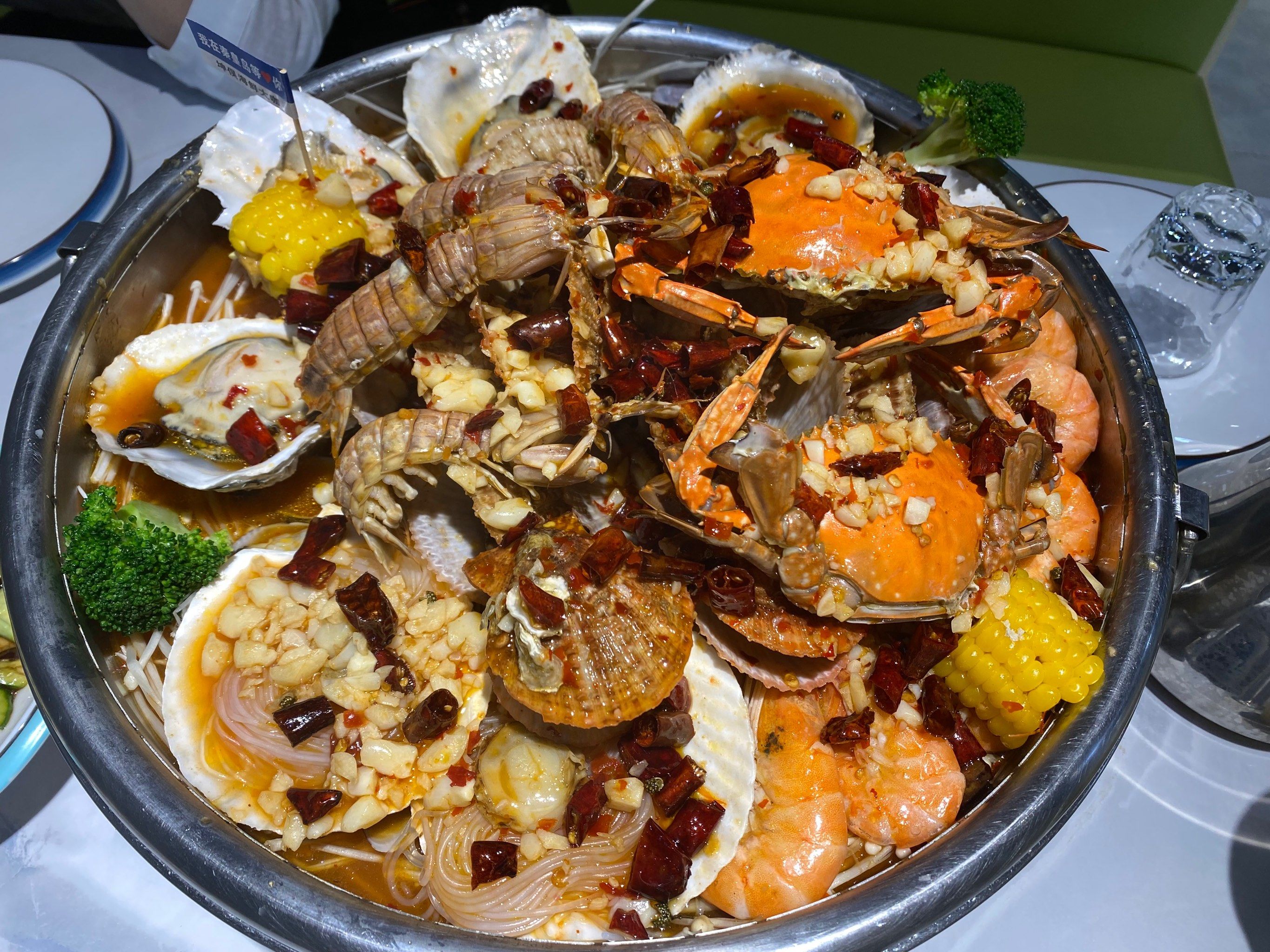 海鲜大咖以为是二人餐,结果我们三个人没吃完