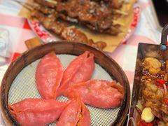 火龙果鲜虾饺皇子粑-乐乐大排档·30年老字号(浙江路店)