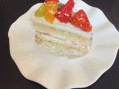 椰子草莓蛋糕-麦田工坊(月湖店)