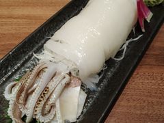 鱿鱼刺身-纹兵卫手打荞麦面日料(虹桥本店)