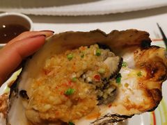 蒜茸/芝士烤生蚝&nbsp;海鲜&nbsp;烧烤-开海·红岛海鲜虾水饺(石老人店)